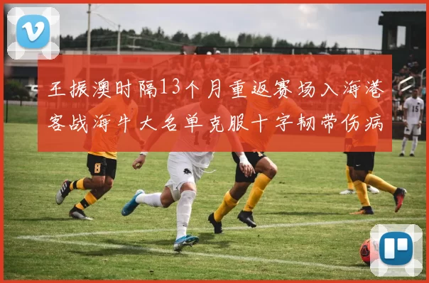 王振澳时隔13个月重返赛场入海港客战海牛大名单克服十字韧带伤病挑战